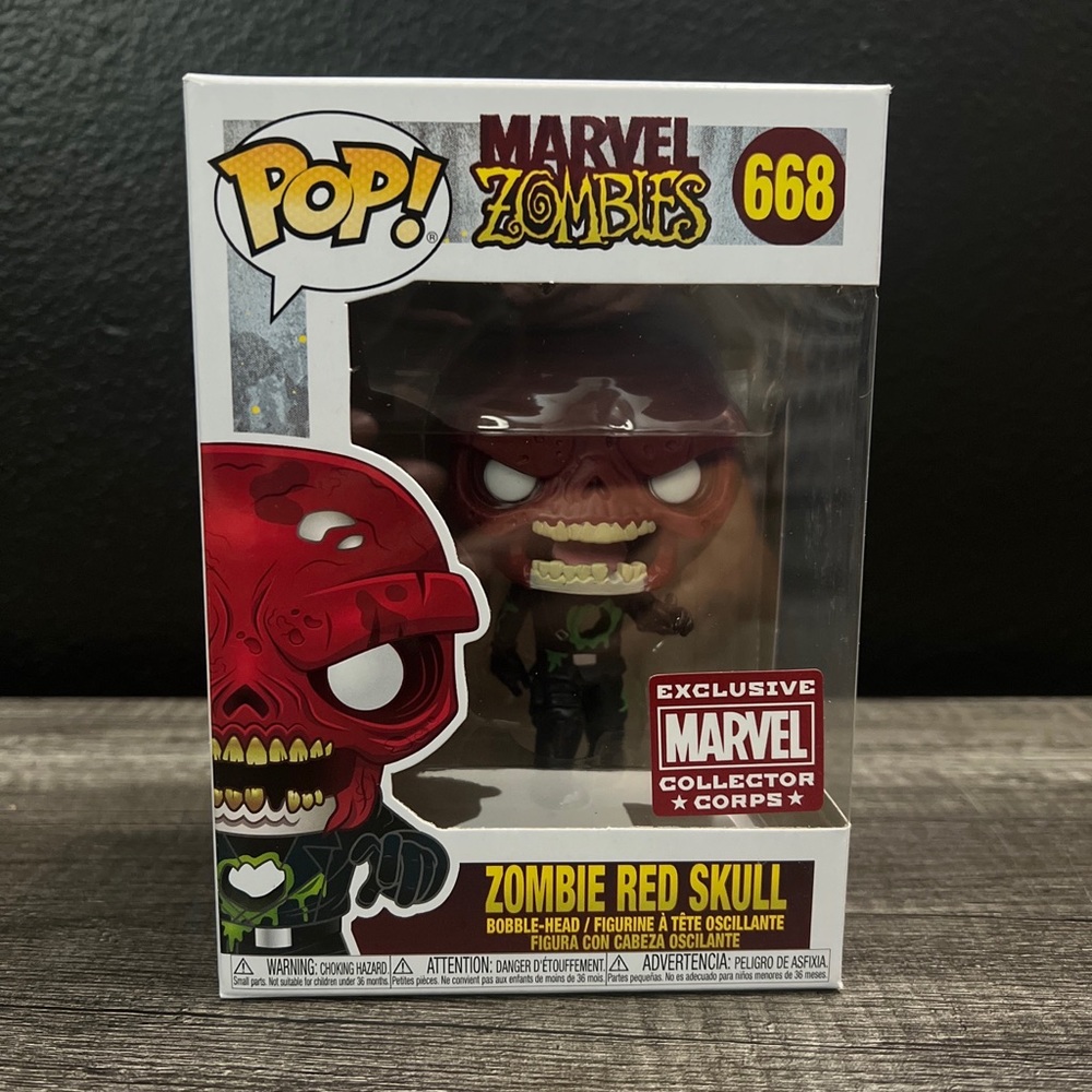 Funko Pop! Zombie Red Skull (668)